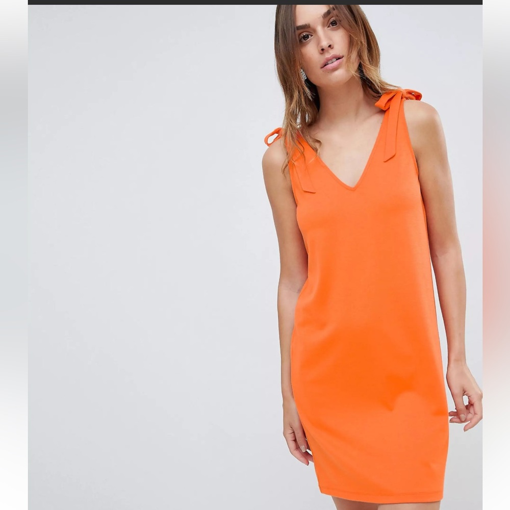 NWT popular orange dress size large